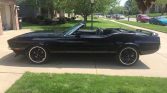 1st gen triple black 1971 Ford Mustang convertible For Sale