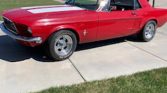 1st generation red 1968 Ford Mustang 302 automatic For Sale