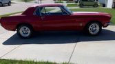1st generation red 1968 Ford Mustang 302 automatic For Sale