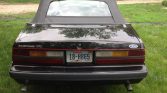 3rd gen black 1985 Ford Mustang LX convertible V8 For Sale