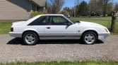 3rd gen white 1984 Ford Mustang 5spd manual V8 For Sale