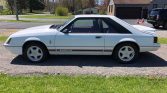 3rd gen white 1984 Ford Mustang 5spd manual V8 For Sale
