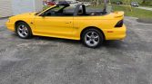 4th gen yellow 1995 Ford Mustang GT convertible V8 For Sale