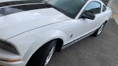 5th generation white 2007 Ford Mustang V6 manual For Sale