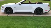 6th gen white 2019 Ford Mustang GT convertible manual For Sale