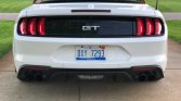 6th gen white 2019 Ford Mustang GT convertible manual For Sale