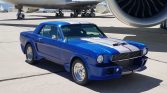 1st generation blue 1965 Ford Mustang manual For Sale
