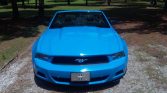 5th gen blue 2010 Ford Mustang convertible V6 auto For Sale