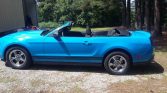 5th gen blue 2010 Ford Mustang convertible V6 auto For Sale