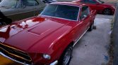 1st gen red 1967 Ford Mustang Fastback V6 automatic For Sale