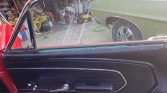 1st gen red 1967 Ford Mustang Fastback V6 automatic For Sale