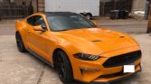 6th gen Orange Fury Met Tri-Coat 2018 Ford Mustang EcoBoost For Sale