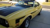1st generation yellow 1973 Ford Mustang automatic For Sale