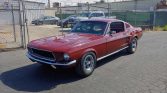 1st generation red 1968 Ford Mustang manual For Sale