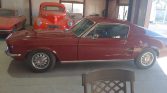 1st generation red 1968 Ford Mustang manual For Sale