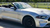6th gen silver 2018 Ford Mustang GT Premium convertible For Sale