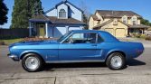 1st gen Acapulco Blue Metallic 1968 Ford Mustang For Sale