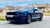 5th gen blue 2010 Ford Mustang Shelby GT500 V8 For Sale