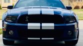 5th gen blue 2010 Ford Mustang Shelby GT500 V8 For Sale