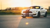 6th gen white 2017 Ford Mustang Shelby GT350 manual For Sale
