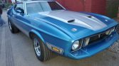 1st gen blue 1973 Ford Mustang Mach 1 351 Cleveland For Sale