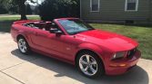 5th gen red 2006 Ford Mustang GT convertible For Sale
