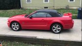 5th gen red 2006 Ford Mustang GT convertible For Sale