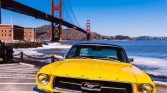 1st gen yellow 1967 Ford Mustang automatic For Sale