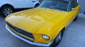 1st gen yellow 1967 Ford Mustang automatic For Sale