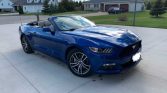 6th gen blue 2017 Ford Mustang EcoBoost Premium convertible For Sale