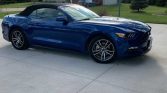 6th gen blue 2017 Ford Mustang EcoBoost Premium convertible For Sale