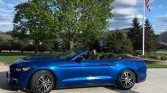 6th gen blue 2017 Ford Mustang EcoBoost Premium convertible For Sale