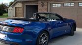 6th gen blue 2017 Ford Mustang EcoBoost Premium convertible For Sale