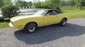 1st gen yellow 1973 Ford Mustang convertible For Sale