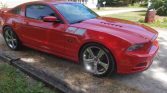 5th gen Race Red 2014 Ford Mustang Saleen 6spd manual For Sale