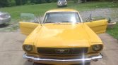 1st gen yellow 1965 Ford Mustang automatic For Sale