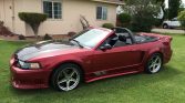 4th gen Redfire 2003 Ford Mustang Saleen convertible For Sale