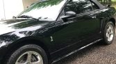 4th gen black 2001 Ford Mustang Cobra SVT convertible For Sale