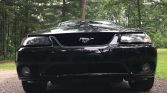 4th gen black 2001 Ford Mustang Cobra SVT convertible For Sale