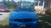 5th gen Electric Blue 2011 Ford Mustang convertible For Sale