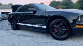 5th gen black 2006 Ford Mustang convertible automatic For Sale