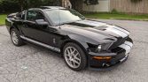 5th gen black 2009 Ford Mustang GT500 manual For Sale