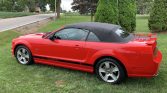 5th gen red 2006 Ford Mustang GT Premium convertible For Sale