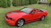 5th gen red 2006 Ford Mustang GT Premium convertible For Sale