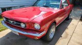 1st generation classic red 1966 Ford Mustang 3spd For Sale