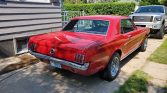 1st generation classic red 1966 Ford Mustang 3spd For Sale
