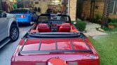 3rd gen red 1991 Ford Mustang GT convertible automatic For Sale