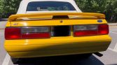 3rd gen yellow 1993 Ford Mustang convertible For Sale