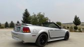 4th gen silver metallic 2001 Ford Mustang SVT Cobra convertible For Sale