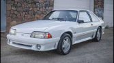 3rd generation white 1991 Ford Mustang GT 5.0 V8 For Sale